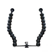 Platine Gopro + 2 bras Flexo avec rotule &Oslash;25