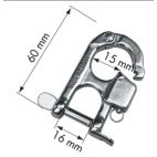 Boucle de largage rapide 800 kg Plastimo